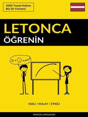 cover image of Letonca Öğrenin--Hızlı / Kolay / Etkili